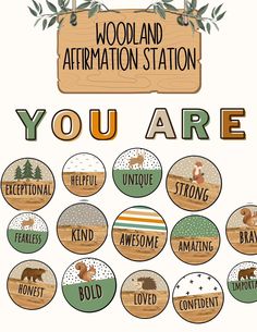 wood and affirmation station you are