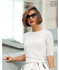 Short blunt bob 2016 Hairdos For Short Hair, Trending Hairstyles, Elevate Your Look, Great Hair, Gorgeous Hair, Bobs Haircuts