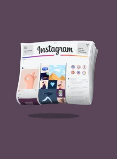 the front page of an instagramm magazine