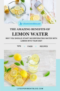 A glass of ice cold lemon water next to a cutting board with fresh sliced lemons. Benefits Of Drinking Lemon Water, Benefits Of Lemon Water, Benefits Of Lemon, Drinking Lemon Water, Lemon Water Benefits, Water Benefits, Boost Energy Naturally, Lemon Water, Improve Digestion