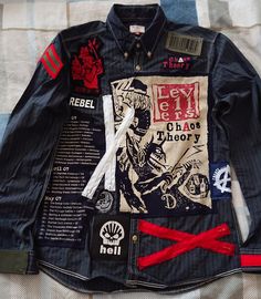 Craft Clothes, Diy Denim Jacket, Battle Jacket, Diy Jacket, Custom Denim, Denim Diy, Custom Jacket