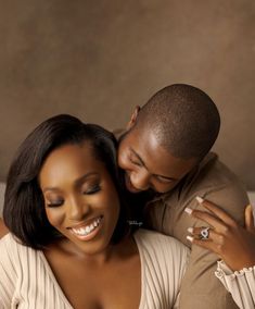 African Couples Photoshoot, Couple Professional Pictures Ideas Black, Black Couple Studio Photoshoot, Dates Pictures, Engagement Photos African American, Engagement Photos Ideas Black Couples Studio, Black Celebrity Couples, Save The Date Pictures