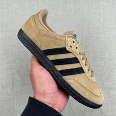 Adidas Samba Taupe Brown Men 8 Available. Brand New In Box Hp9085 100% Authentic. Fast Shipping All Sales Final Adidas Be The Chocolate, Adidas Brown, Adidas White Shoes, Cheer Shoes, Black Athletic Shoes, Adidas Tennis Shoes, Adidas Shoes Mens, White Shoes Sneakers, Blue Sneakers