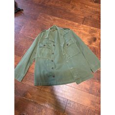 1959 Vintage Authentic Dutch Army Men's Jacket - Sz 88 (Xs Us Size) Great Shape....One Small Flaw On The Front Pocket - See Pics For Details. All Buttons Still Present. Can't Say Enough About This Jacket From Smoke Free And Pet Free Environment Item Shown Is The Exact Item You Will Receive Accepting Reasonable Offers **Ships From Carrollton, Tx Vintage Green Utility Jacket For Work, Vintage Green Utility Jacket For Fall, Vintage Utility Jacket With Button Closure, Vintage Khaki Utility Jacket With Snap Buttons, Vintage Button-up Utility Jacket With Flap Pockets, Retro Green Utility Jacket For Fall, Vintage Military Outerwear With Buttons, Vintage Long Sleeve Utility Jacket With Snap Buttons, Retro Military Outerwear For Fall