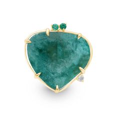 Step into the enchanting world of 'Amazonica,' a captivating jewelry collection that redefines elegance. This collection boldly ventures into the unconventional, embracing a unique approach to emerald craftsmanship. The Amazonica Solo ring is a masterpiece that harmoniously blends the exclusive rugged charm of emerald slices with the brilliance of diamonds and precision-cut emeralds, creating an exquisite synergy inspired by the fluid and organic contours of water lilies. SKU BS40743R SIZE 2mm S Ethical Jewelry, Emerald Jewelry, Water Lilies, Natural Emerald, Precision Cut, Emerald Ring, White Gold Rings, Gold Material, Jewelry Branding