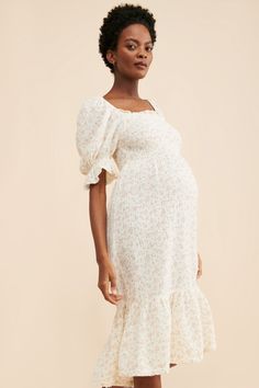 Rent Maternity Sakura Dress from Nuuly. Pick 6 items for $98/month. Free shipping + returns. Sakura Dress, Loving Mother, Nine Months, Maternity Wear, South Korean, Bump, Innovation Design, Women Clothing, Organic Cotton