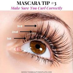 Mascara Application Tips, How To Do Mascara, Mascara Guide, Makeup Tips To Look Younger, Makeup Tips And Tricks, Brown Hairstyles, Natural Makeup Tips