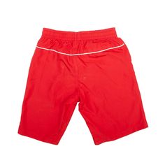 Item is in used condition. Mark to back of shorts, reflected in price. >Size: S >Waist Size: 28" >Inside Leg: 11" >Rise: 12" >Hem: 11" Red Athletic Shorts For Streetwear, University Red Athletic Shorts For Sports Events, Red Moisture-wicking Shorts For Streetwear, Red Sportswear Athletic Shorts For Summer, Red Sportswear Shorts For Streetwear, Red Athleisure Athletic Shorts For Streetwear, Red Moisture-wicking Shorts For Sports Events, Red Moisture-wicking Bottoms For Streetwear, Sporty Red Athletic Shorts For Training