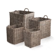 Normandy Square Apple Baskets, Set Of 4 Sorting Laundry, Apple Basket, Floor Baskets, Apple Baskets, Square Baskets, Seagrass Basket, Basket Planters, Round Basket, Square Body