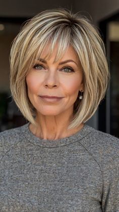 Short Hairstyles for Women Over 40 Short Styles For Straight Hair, Short Hairstyle Women 50 Plus, Feathered Short Hairstyles, Shoulder Length Hairstyles For Thick Hair, Modern Pixie Haircut Over 50, Bob Hairstyles Shoulder Length, Pixie Haircut Over 50, Haircut Over 50, Modern Pixie Haircut