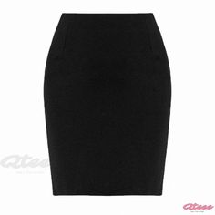 Qteee - Classy High-Waisted Pencil Skirt for Office, Accentuating Curves Wrap Around Skirt, High Waisted Pencil Skirt, Uniform Fashion, Office Attire, Vintage Plaid, Professional Women, Skirt Design, Work Attire, Sheer Dress