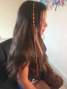 Holiday Thread Braid, Festival Hair Braids, Glowing Hair, Beachy Hair, Festival Hair, Holiday Hairstyles