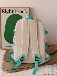 BagForLove - Stylish Dual-Tone Letter Patch Backpack: Functional & Fashionable Product Description Color Green Composition 100% Polyamide Bag Size Oversized Material Polyamide Size Chart INCH CM Handle Height Strap Length Bag Height Bag Width Bag Length 3.1 inch 31.5 inch 16.5 inch 7.1 inch 15.7 inch Handle Height Strap Length Bag Height Bag Width Bag Length 8 cm 80 cm 42 cm 18 cm 40 cm Details Pictures Similar Products h2 { text-align: center; } /* æ¢è¡ */ li{ white-space: normal; word-break: Casual White Backpack With Adjustable Straps, Backpack Patches, White Space, Bags Backpacks, Color Purple, Two Tone, Backpacks, Purple, Green