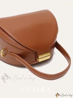 Bird in Bag - Womens Fashion Square Lock Top-Handle Crossbody Shoulder Bag with Long Strap Brown Single Handle Bucket Bag, Chic Brown Satchel With Single Handle, Brown Satchel Bucket Bag With Single Handle, Brown Top Handle Bag With Single Handle, Chic Brown Bucket Bag With Single Handle, Brown Top Handle Satchel With Single Handle, Formal Single Handle Crossbody Shoulder Bag, Elegant Satchel Bucket Bag With Single Handle, Geometric Box