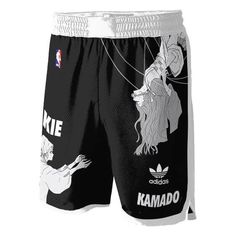 Kie Kamado Adidas Nezuko Demon Slayer NBA Shorts - Saiyan Stuff Nezuko Demon Slayer