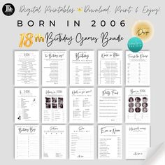 the birthday party program for born in 2006