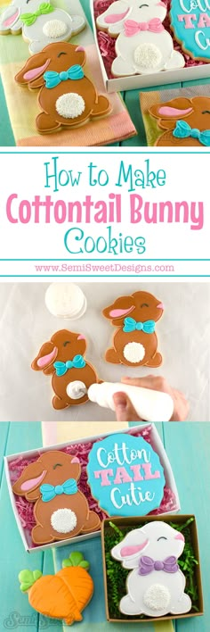 how to make cottontail bunny cookies