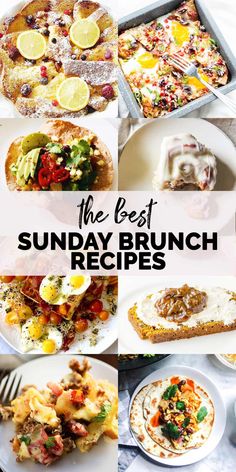 the best sunday brunch recipes