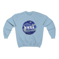 Starry Night X Nasa sweatshirt – Galartsy Nasa Sweatshirt, Super Suit, Skull Sweatshirt, Friends Sweatshirt, Sweatshirt Aesthetic, Great Wave Off Kanagawa, College Sweatshirt, Funny Sweatshirts, Pink Sweatshirt