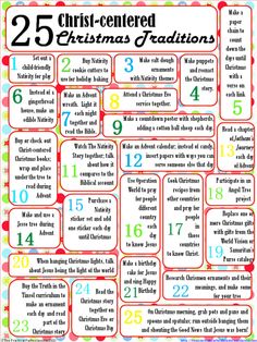 the 25 christmas activities for kids to do with each other, including numbers and letters