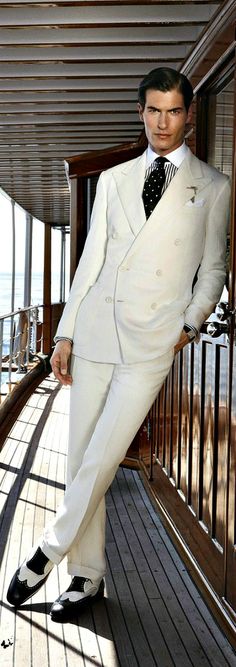 Summer 2016 for sure!!!! Herren Style, Gq Style, Ralph Lauren Purple Label, Men Clothes, The Deck, Summer Suits, Moda Vintage