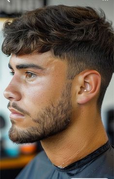 No Part Mens Haircut, Good Hairstyle For Men, Short Guy Haircuts Fade, Messy Ivy League Haircut, Mens French Crop Haircut, Low Taper Fade With Beard, Low Taper French Crop, Men’s Haircut Low Fade, Textured Fringe With Low Taper