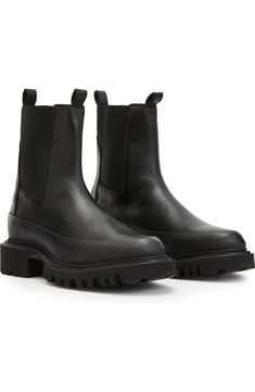 AllSaints Harlee Lug Sole Chelsea Boot (Women) | Nordstromrack Chelsea Boot Women, Boots Chunky, Lug Sole Boots, Chelsea Boot, Lug Sole, All Saints, Snug Fit, Chelsea Boots, Chelsea