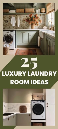 25 luxury laundry room ideas Laundry Renovation Ideas, Luxury Laundry Room Ideas, Luxury Laundry Room, Organization Laundry Room, Elegant Laundry Room, Laundry Renovation, Luxury Laundry, Laundry Room Paint