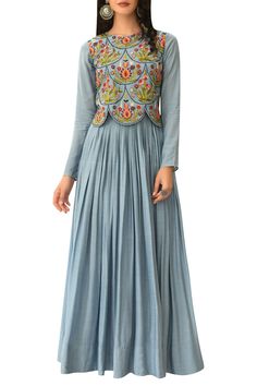 Long Kurta Designs, New Kurti, Designer Kurti Patterns, Anarkali Kurta, Kurti Neck Designs