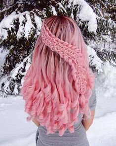 Pastel Pink Hair, Beautiful Hair Color, Hair Brained, Hair Art, Aesthetic Hair, Ombre Hair