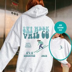 "Double diamond skier, Ski week clothes, Cute skiing outfit Trendy Accessories: https://etsy.me/3Mj78mK Trendy Shirts: https://etsy.me/3MywvSr Trending sweatshirt: https://etsy.me/3TbqsXn Candles: https://etsy.me/3xNaeLN OUR SIZING IS ADULT UNISEX. This means it will be larger than normal women's sizing.  Please see photos for size charts 🌻 Please read the full description:   This hoodie/sweatshirt sizing is NOT oversized.  You need to order at least 1-2 sizes larger for the extra baggy look in White Hoodie For Winter Sports, Winter Sports Hoodie For Winter, Winter Sports Hoodie For Winter Season, Long Sleeve Sweatshirt For Winter Sports Season, Winter Sports Sweatshirt, Winter Sports Sweatshirt For Winter, Sporty Sweatshirt For Winter Sports, Cute Skiing Outfit, Resort Clothes