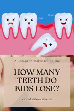 How many Teeth do Kids Lose? | teeth care | crooked teeth | teeth aesthetic | parenting | braces aesthetic | dental hygiene school | orthodontics | Aesthetic Parenting, Braces Aesthetic, Aesthetic Dental, Hygiene School, Teeth Aesthetic, Dental Hygiene School, Crooked Teeth