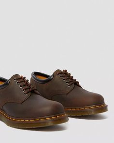 8053 Crazy Horse Leather Casual Shoes | Dr. Martens Dr Martens 8053, Shoes Dr Martens, Tripp Nyc, Thick Socks, Unisex Shoes, Goodyear Welt, Crazy Horse, Danner Mountain Light Boot, Dr. Martens