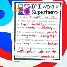 This Learning & School item by TheHappyTeacherStore has 12 favorites from Etsy shoppers. Ships from United States. Listed on Jun 27, 2024 If I Were A Superhero Worksheet, Super Hero Camp Ideas, Super Hero Activities Preschool, Super Hero Day At School, Superhero Writing Activities, Superhero Activities For Kids, Superhero Worksheets, Superhero Theme Preschool, Superhero Crafts For Kids