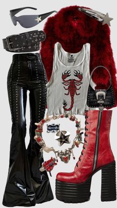 Dark Colored Outfits, Rockstar Fits, Outfits For The Cold, Early 2000s Fashion, Outfits Styling, Winter Outfit Inspiration, Crisp Autumn, Trendy Outfit Ideas, Trendy Fall Outfits