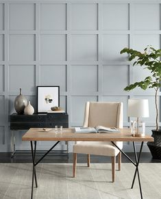 a living room scene with focus on the coffee table and side chairs, along with a plant