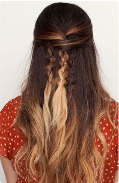 gorgeous.  from http://thebeautydepartment.com/2012/03/band-together-2/ Multiple Braids, Hairstyles Kenya, Music Festival Hair, Curly Prom Hair, Weave Hairstyles Braided, Hair Vector, Gorgeous Braids, Shaved Side Hairstyles, Pinterest Hair