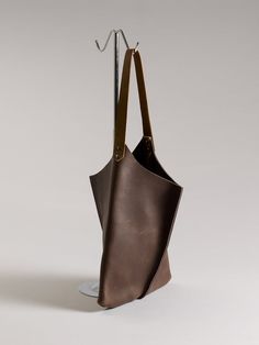 Wedge bag - Dark Chocolate bull hide – scabbyrobot Modern Brown Shoulder Bag With Textured Leather, Modern Brown Textured Leather Shoulder Bag, Modern Brown Bags In Vegetable Tanned Leather, Modern Brown Vegetable Tanned Leather Bag, Modern Brown Vegetable-tanned Bag, Brown Textured Vegetable Tanned Leather Bags, Modern Brown Shoulder Bag With Leather Lining, Brown Soft Recycled Leather Shoulder Bag, Brown Soft Leather Recycled Shoulder Bag