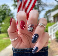 Color Street Fourth Of July Nails, Patriotic Color Street Nails, Color Street Summer Combos 2024, 4th Of July Color Street Combos, Color Street Blue Raspberry Combo, Nails Patriotic, Color Street Blueberry Blast, Mani Inspiration