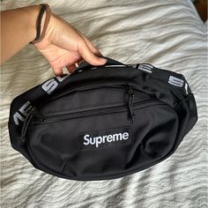 I Bought This From Original Drop (Not Re-Sale) Used Only Two Times It Looks And Feels Brand New. Can Be Worn As Waist Bag Or Sling Bag Over Shoulder. Adjustable Straps. Durable Has Two Pockets That Can Fit A Lot. Limited Release Dead Stock In Highly Sought After Black. Look At Pics From Product Descriptions And Prices Comparables On Stockx And Grailed. Black Large Capacity Chest Bag, Black Shoulder Bag With Zipper For Streetwear, Black Bags With Zipper Closure For Streetwear, Large Capacity Black Shoulder Bag For Streetwear, Black Large Capacity Shoulder Bag For Streetwear, Black Streetwear Bag With Zipper Closure, Black Tote Chest Bag For Everyday Use, Black Tote Chest Bag For Daily Use, Large Capacity Crossbody Bag For Streetwear