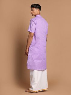 VM By VASTRAMAY Men's Purple Cotton Kurta And Mundu Set Make a style statement with this elegant purple cotton kurta and mundu set from VM By VASTRAMAY. Perfect for traditional occasions, this set is comfortable and stylish, making it a must-have in your ethnic wear collection. Features: Elegant purple color Comfortable cotton fabric Stylish kurta with matching mundu Perfect for traditional occasions Specifications: Brand: VM By VASTRAMAY Color: Purple Material: Cotton Size: Available in multipl Stylish Kurta, Cotton Kurta, Hot Outfits, A Style, Style Statement, Ethnic Wear, Purple Color, Color Purple, Must Haves