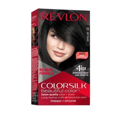 Packaging may vary No mess, non-drip formula for easy to use at-home color application. ColorSilk Beautiful Color™ is the #1 hair color in the USA*. The ammonia-free hair color delivers 100% gray coverage and salon-quality color and shine. Achieve rich, long lasting hair color at home! Hair is left silky, shiny, healthy and in better condition than before you colored it after each box. Revlon’s 3D Color Gel Technology™ delivers natural looking, multi-tonal color from root to tip providing defini Beautiful Hair Dye, Soft Black Hair, Ammonia Free Hair Color, How To Dye Hair At Home, Revlon Colorsilk, Revlon Color, 3d Color, Color Conditioner, Hair Color Formulas