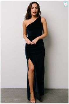 34c Size, One Shoulder Maxi Dress, Black Tie Wedding Guests, Baltic Born, Velvet Maxi Dress, Red Carpet Ready