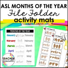 the months of the year activities for kids