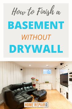 Finished basement, no drywall Basement Wall Panels, Unfinished Basement Bedroom, Concrete Basement Walls, Finishing A Basement, Cheap Basement Remodel, Basement Refinishing, Basement Bedroom Ideas, Small Basement Remodel