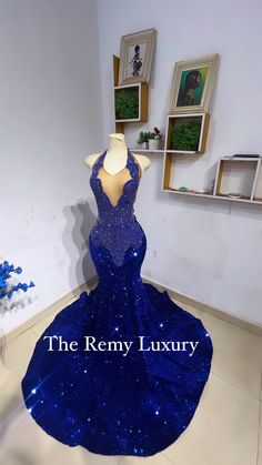 beautiful prom dress in royal blue color Royal Blue Sweet 16 Dresses Short, Royal Prom Dresses, Royal Blue And Gold Prom Dress, Navy Blue Prom Dresses Black Women, Blue Prom Dress Black Women, Blue And Gold Prom Dress, Middle School Prom Dresses, Elegant Ball Dresses, Royal Prom Dress