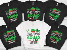 Get ready for the holiday season with our Christmas Crew 2024 Shirt! This festive and stylish shirt is the perfect addition to your family's Christmas celebration. Made with high-quality materials, this shirt is comfortable to wear and will make you stand out in all your holiday photos. Whether you're hosting a Christmas party or attending a family gathering, our Family Christmas 2024 Shirt is a must-have for the season. Spread the holiday cheer and create lasting memories with this adorable shirt that is sure to become a family favorite. Order now and dress your crew in style for Christmas 2024! *Processing time is 1 business day (exceptions may apply during holiday seasons). Delivery time depends on your shipping type selection and location. Please check the estimated delivery times at c Squad Shirt, Christmas Celebration, Stylish Shirt, Christmas 2024, Christmas Tees, Shirt For Women, Holiday Photos, Family Favorites, Custom Christmas