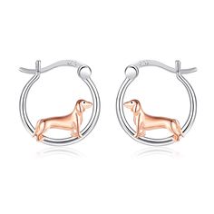 PRICES MAY VARY. 【Unique Design】Dachshund hoop earrings are a trendy fashion accessory featuring the dachshund dog on the hoop part of the earring.They make a cute and playful addition to any outfit, adding a touch of personality and showcasing one's love for this dog. Dachshund hoop earrings can be a great gift option for dachshund owners or dog lovers in general. 【Sterling Silver Material】the dachshund hoop earrings are made of high-quality 925 sterling silver,lead free,nickel free,hypoallerge Dachshund Jewelry, Trendy Fashion Accessories, Presents For Women, Discount Jewelry, Sterling Jewelry, Dachshund Dog, Silver Material, Earrings Jewelry, Jewelry Earrings Hoops