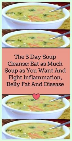 The 3-Day Soup Cleanse: Eat As Much As You Want And Fight Inflammation, Belly Fat, And Disease Lentil Detox Soup, Soup Cleanse, Ginger Detox, Detox Soup, Carrot And Ginger, Detox Program, Bowl Of Soup, Ingredients Recipes, Belly Fat