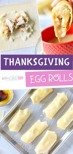 thanksgiving egg rolls are an easy and delicious treat for the whole family